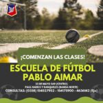 ¡Comienzan las clases en la Escuela de Fútbol Pablo Aimar!